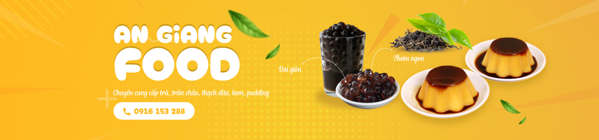 An Giang Food SEO website F&B nguyên liệu pha chế