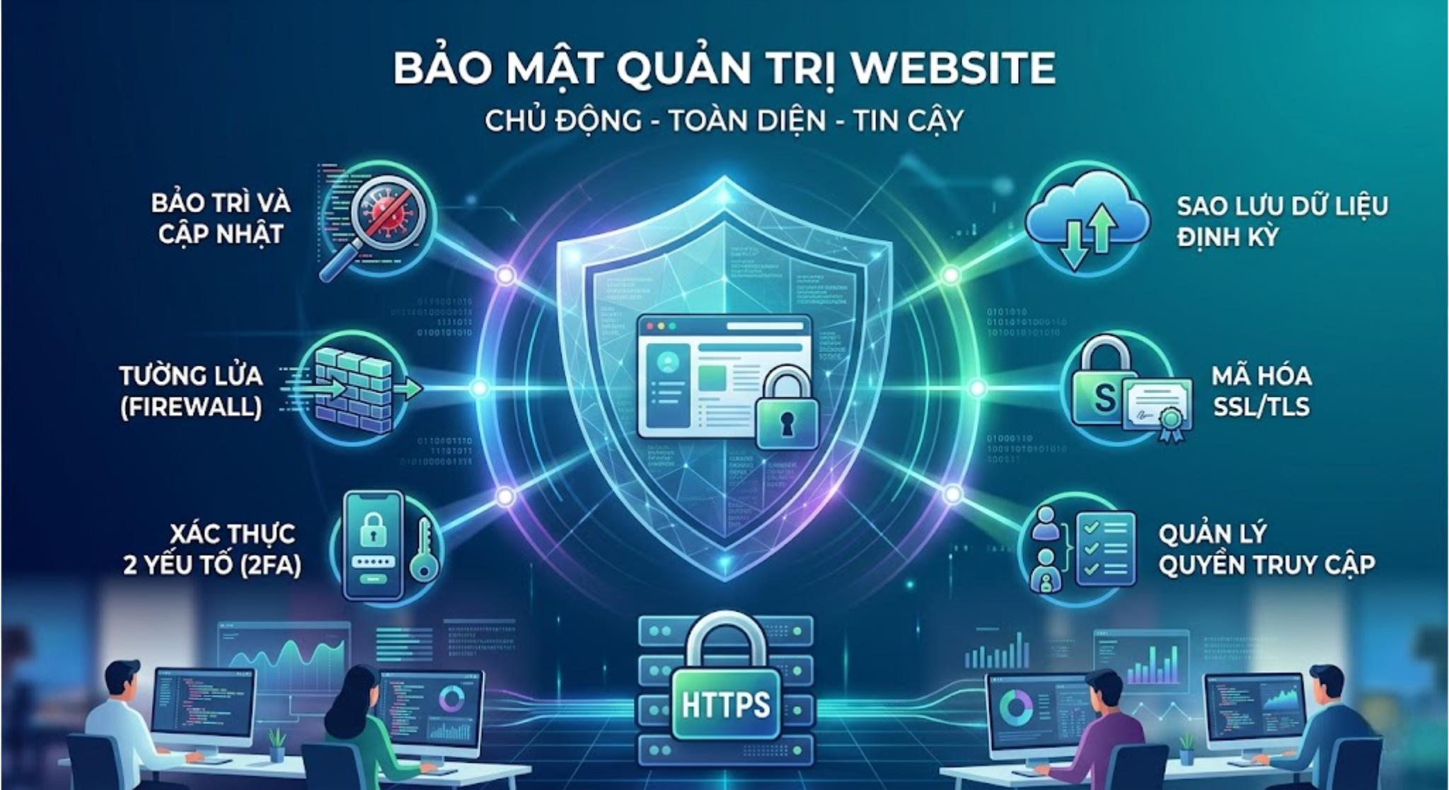 Bảo mật quản trị website doanh nghiệp