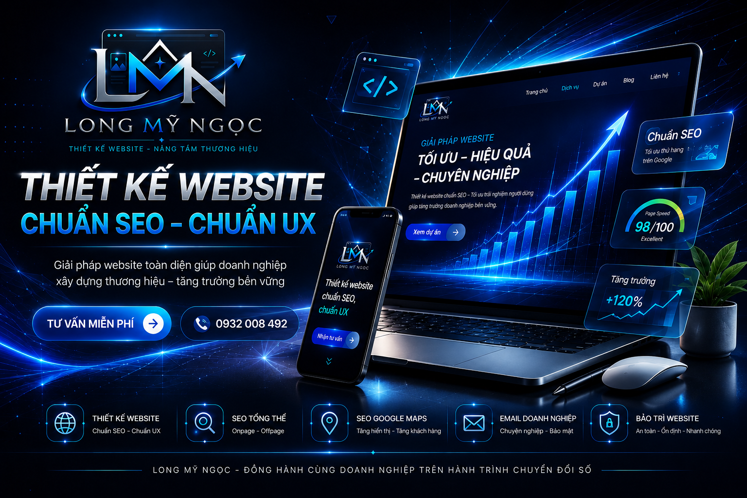 Thiết Kế Website Ninh Thuận responsive mobile chuẩn SEO