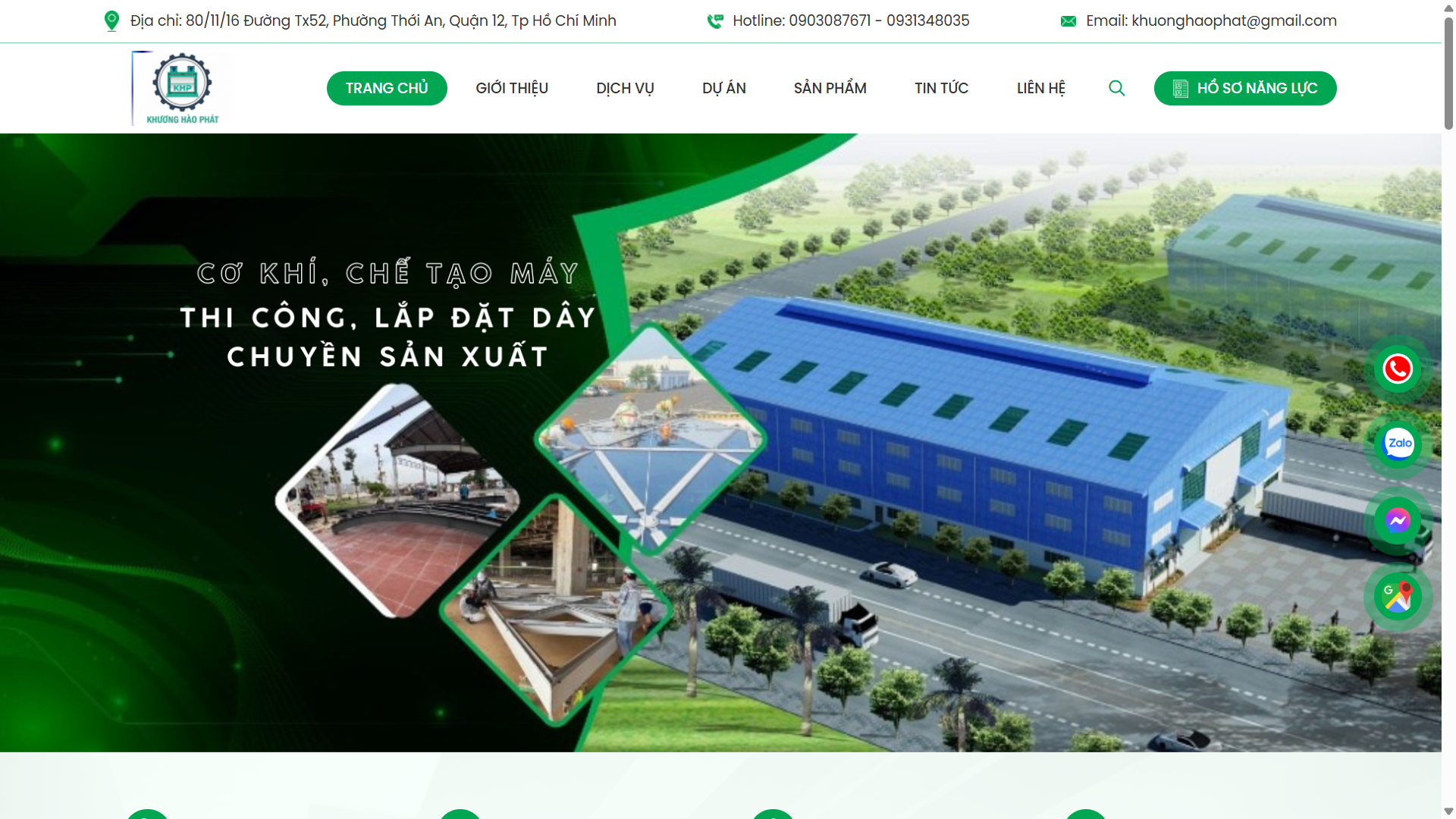 Khuong Hao Phat professional industrial mechanical engineering services
