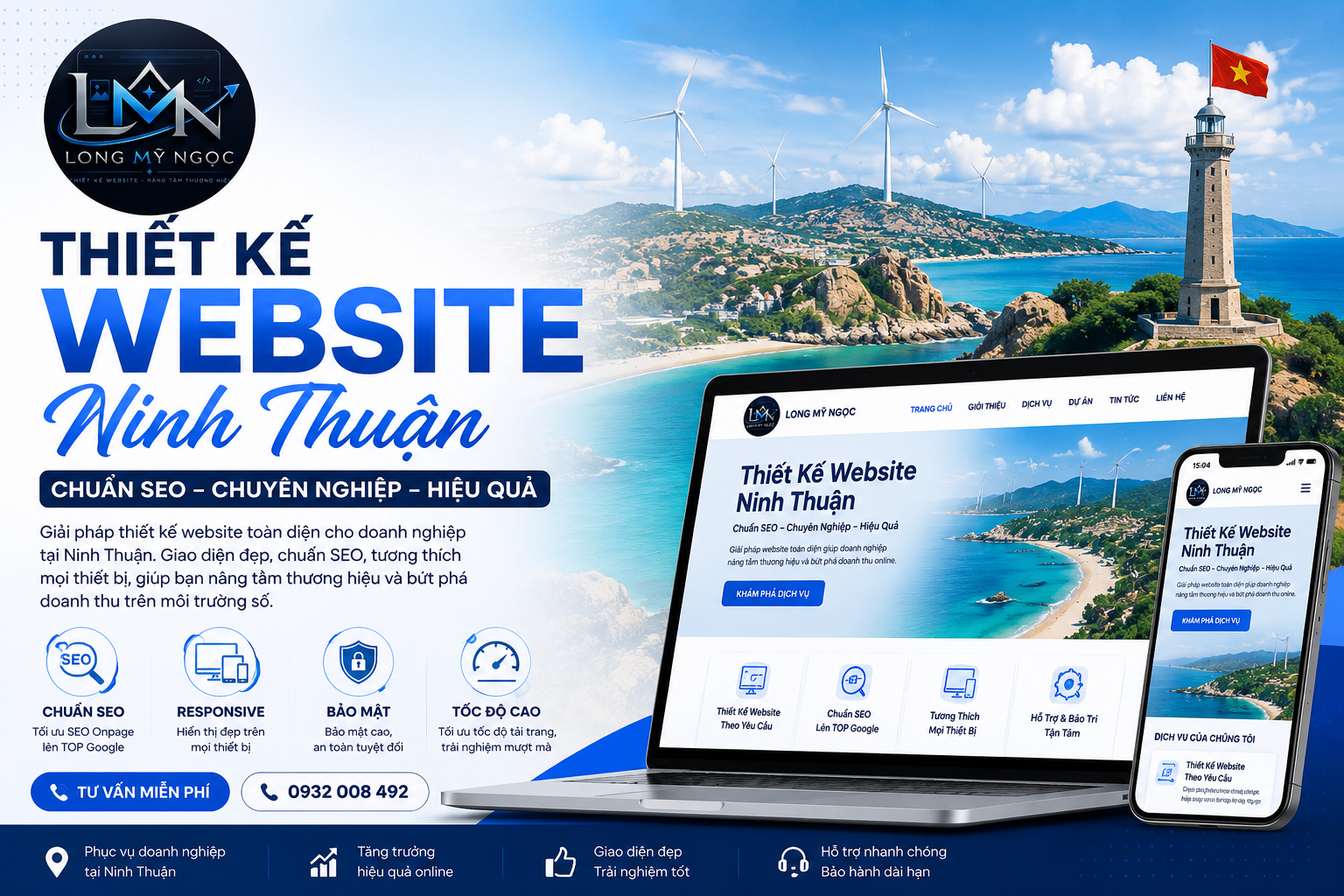 Thiết Kế Website Ninh Thuận chuyên nghiệp chuẩn SEO