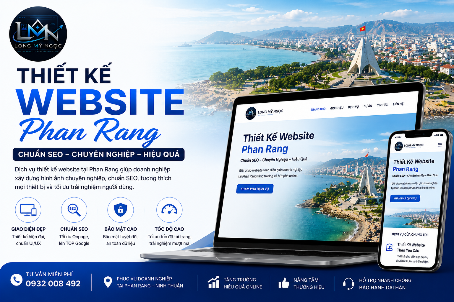 Professional SEO-friendly Phan Rang Website Design